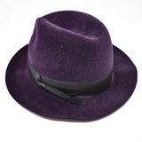 Fur Felt Pinch Front Fedora Snap Brim