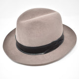 Fur Felt Pinch Front Fedora Snap Brim