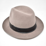 Fur Felt Pinch Front Fedora Snap Brim