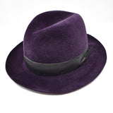Fur Felt Pinch Front Fedora Snap Brim