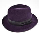 Fur Felt Pinch Front Fedora Snap Brim