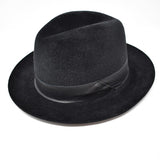Fur Felt Pinch Front Fedora Snap Brim